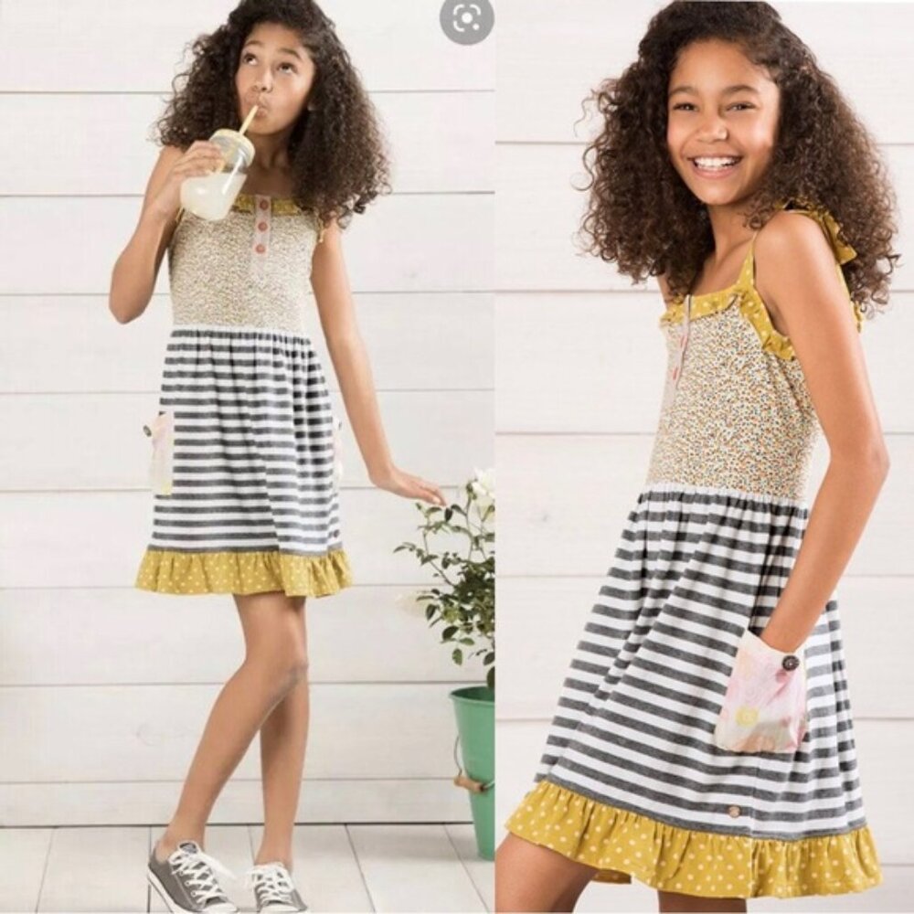 Matilda Jane 435 | Adventure Begins Snakes and Ladders Dress | Size 8